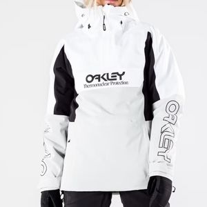 Oakley Insulated Anorak Ski Jacket White/Grey
